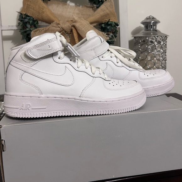 Nike All-White Air Force 1 High-Tops - Picture 2 of 6